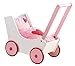 HABA Doll Pram Hearts - Wooden Doll Buggy with Bedding (Made in Germany)