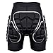 Protection Hip,3D Padded Shorts Breathable Protective Gear for Ski Skate Snowboard Skating Skiing (Medium)