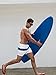 Neleus Men's Swimming Trunks Bathing Shorts with Pockets,710,White,S,Tag L