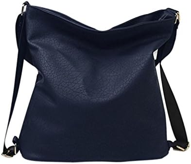 Tootu Women's Fashion Adjustable Handbag Crossbody Shoulder Bag Backpack (Black)