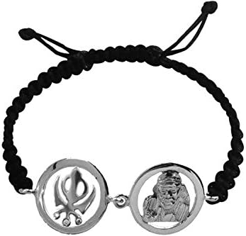 Sai Baba-Khanda Silver Brecelet for Men by Aumkaara