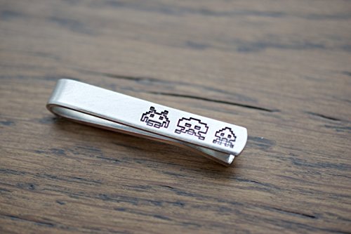 Space monsters tie clip