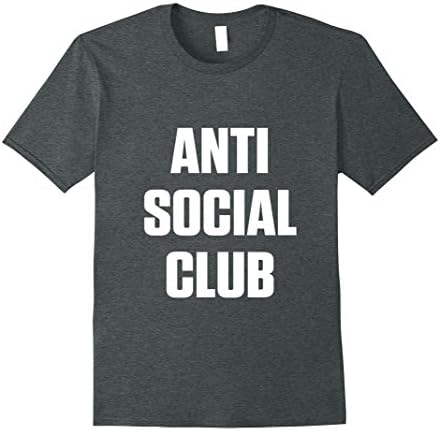 Mens Anti social club Shirts XL Dark Heather