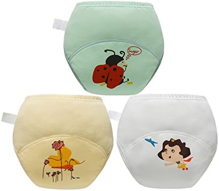 Skhls Toddler Baby Girl Boy Thick Potty Training Pants Cute Diaper Nappy Underwears