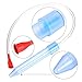 Baby Nasal Aspirator, Snot Sucker for Newborns, Glopole Mucus Aspirator for Baby, Non-Toxic Mucus Extractor, Cleanable and Reusable Nasal Congestion Relief for Infant with 20 Filters
