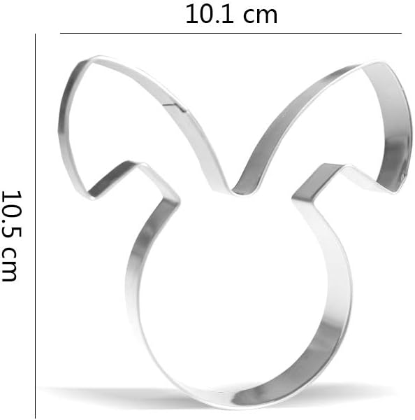 10.5 cm Rabbit Head Cookie Cutter – Stainless Steel – BigaMart