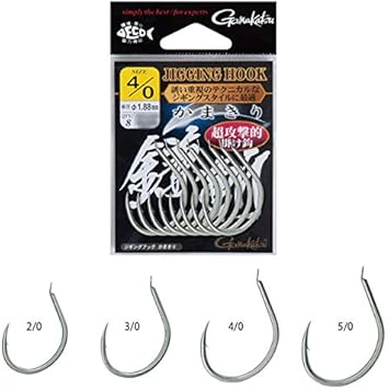 Amazon がまかつ Gamakatsu バラ ジギングフック 鎌斬 Gamakatsu がまかつ スポーツ アウトドア