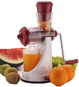 Ardith Deluxe Manual Fruit and Vegetable Juicer with Steel Handle and Waste Collector with Vaccum Locking System Hand Juicer, Fruit Juicer For All Fruits , Orange Juice Squeezer , Juice Maker Machine , Juicer Hand Machine , Orange Juicer
