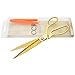 Sewing Scissors Titanium Stainless Steel Professional Shears Heavy Duty 10.5 Inch Gold CCR