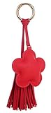 Giftale Leather Tassel Keychain for Women Handbag Charms Purse Accessories