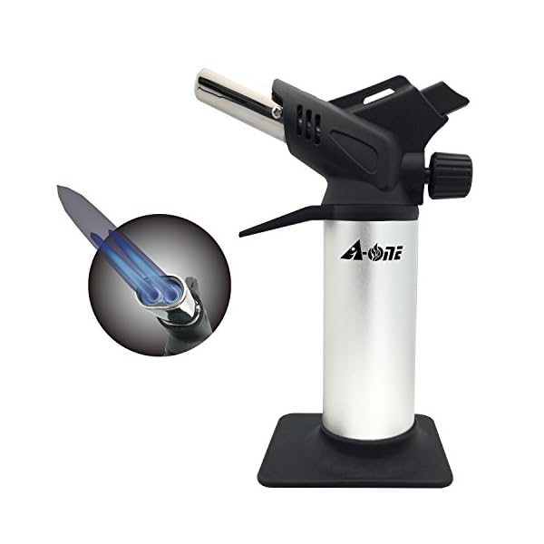 A-ONE GAS TOOL Butane Brazing Torch-Blow Torch-1 Double Flame Gas Torch and 1 Sigle Flame Blow Torch with 1 Free Torch Lighter (3 in 1 Pack) - Image 3