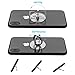 Cell Phone Ring Holder, Transparent Phone Ring Holder 360°Rotation Finger Ring Stand Phone Ring Grip Compatible with Almost All Phones/Phone Cases (Round)