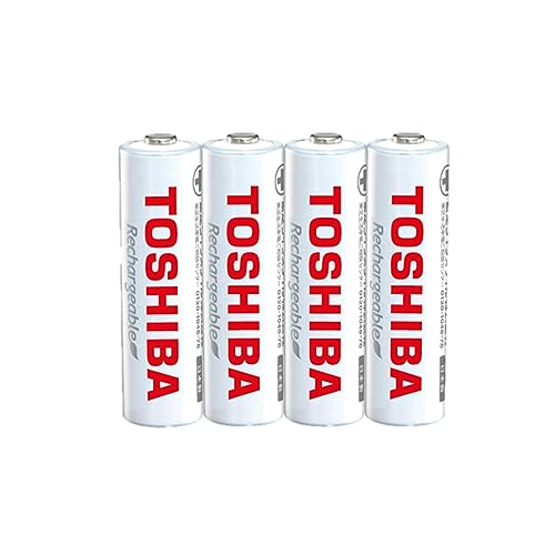 TOSHIBA(東芝) 充電式ニッケル水素充電池 単3形(4本入り) 繰返し充電1000回 TNH-3ME(WB) 4P 日本製