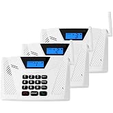SANZUCO Intercoms Wireless for Home, 2026 Hands Free Two Way Intercom | Full Duplex Wireless Intercom System 5300ft with Group Call, Replay, Room to Room Intercoms for Home Elderly Kids (3Packs)