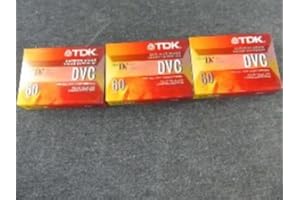 TDK DVC60 3PK 60 MIN MINI DV DIGITAL VIDEOTAPE