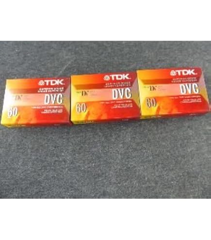 Amazon.com: TDK DVM60 Mini DV Tape 60 min. - 3 Pack : Electronics
