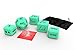 Kama Sutra Fun Sex Dice Glow in the dark fun perfect for couples, newlyweds, bachelor, and bachelorette parties (Hottest Green, XL 5 Pack)