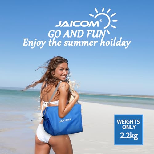 JAICOM Beach Tent, 7ft x 7ft Portable Sun Shade, UV Protection UPF 50+, Suitable for Shade on the Beach, Camping, Fishing and Patio