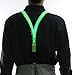 Glovion ® LED Light Up Illumination Suspenders for Party Favor-Green