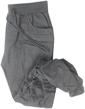 American Stitch Men's Drawstring Seam-Detail Bungee Jogger Pants (Large, Dark Grey)