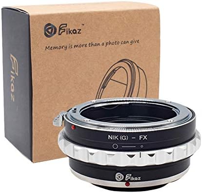 Lens Adapter for Fuji Camera, Fikaz Lens Mount Adapter for Nikon G AF-S Mount Lens to Fujifilm Fuji FX X-Pro1 X-M1 X-A1 X-E1 Adapter