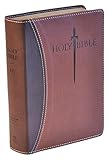 KJV Sword Study Bible/Personal Size Large Print-Dark Brown/Light Brown Ultrasoft Indexed