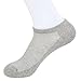FABNFIT 6 Packs Men's Low Cut Socks/No Show Socks 100% Cotton Ventilated Casual/Running Socks,Perfect For Summer Wear