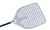 Gi Metal Professional 18" Perforated Rectangle Pizza Peel with 20" Handle