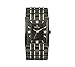 Bulova Men's Black and Gold Stainless Steel with Black Dial Watch