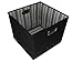 Alexi Ricci Black11Hx13Wx13D Folding Storage Bin Orginization with Style