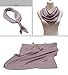 Satin Square Neck Scarf Silk Hair Head Scarf– 3 Packs Black Grey White Women Small Headwrap Neckerchief Sleeping Bag Scarfs Wrap Summer Fashion