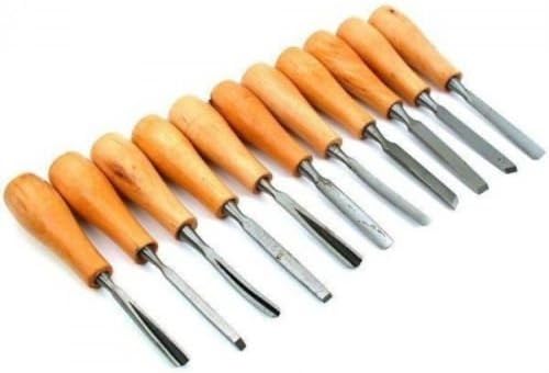 11 Wood Carving Chisel Woodworking Gouges Hobby Tools, Wood Clay Wax Carvers