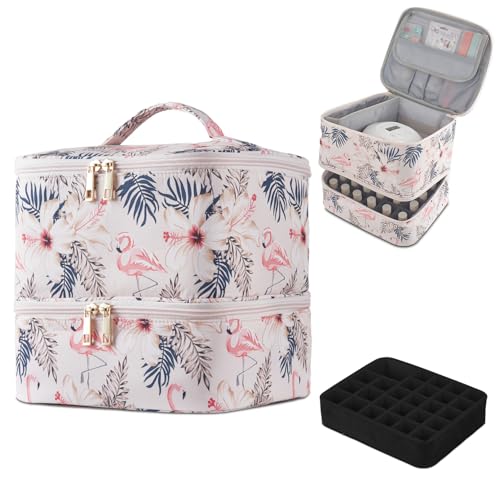 Buruis 2-Tier Nail Polish Bag