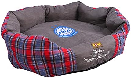 ALL4PETS Sofa Style Velvet PET Bed for Dogs and Cats (Small)