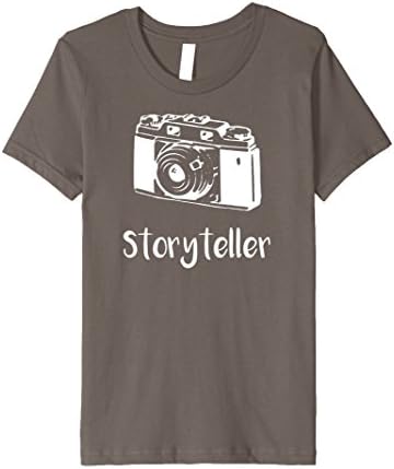 Kids Premium Storyteller Photographer Camera T-Shirt 4 Asphalt