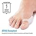 NatraCure Big Toe Bunion Guard - Gel Pad Bunion Protector Sleeves for Bunion Pain Relief - Bunion Protector for Friction, Pressure, Hallux Valgus - Reusable & Washable Bunion Gel Cushions - 1 PK