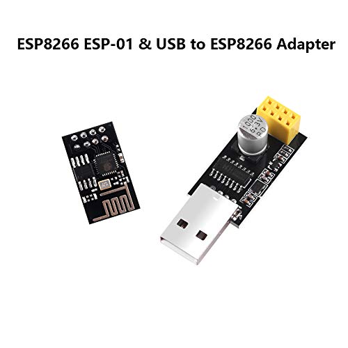 ESP8266 ESP-01 Wireless WiFi Transceiver Receiver Module with USB to ...