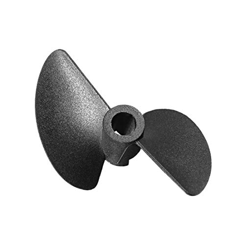 image for uxcell 2Pcs 40mm P/D 1.4 2-Vane Plastic Boat Model CW Propeller Prop 4