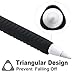 Leeko Skin Case Sleeve for Apple Pencil - Triangular Design Apple Pencil Case Holder for 9.7 and 12.9 Inch iPad Pro Apple Pencil,Black
