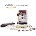 Baby Proofing 26 Corner Bumper Guards Set, SafeBaby & Child Safety Cushions. Childproofing Furniture Protectors. Toddlers Glass Coffee Table Edge Cover Pads and Strong Lock. Foam, Clear, White, Brown