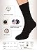 Air Dress Socks, 3 pack European Diabetic Cotton Black Socks - Top Relaxed Grip (XL)