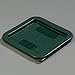 CFS 1074008 Storplus Square Container Lid, 2-4 Quart, Dark Green