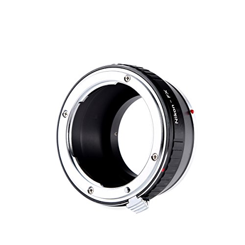 Adapter To Convert Nikon F-Mount Lens To Fujifilm X-Mount For Fuji X-Pro1, X-Pro2, X-E1, X-E2, X-E2S, X-M1, X-A1, X-A2, X-A3, X-A10, X-T1, X-T2, X-T10, X-T20 Mirrorless Digital Camera - Thumbnail 3