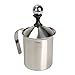 Vktech 400ml Stainless Steel Milk Frother Double Mesh Milk Creamer Milk Foam