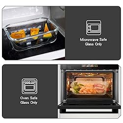 UMEIED 10 Pack Glass Food Storage Containers with