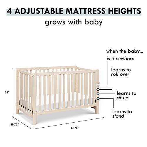 Carter's by DaVinci Colby 4in1 LowProfile Convertible Crib in Washed