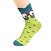 V28® Women's Cute Owl Various Pattern Mixed Color Soft Socks (One Size, 5 Mixed Colors Set)