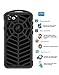 Sunwukin Spider Grid Outdoor Sport Cases for iPhone 7 Waterproof Case 4.7 inch, IP68 10ft Depth Under Water Shock Snow Dirt Dust Proof Durable Full Sealed Protective Cover - Black
