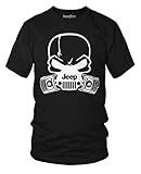 Jeep Skull Gas Mask Hardcore Piston T-Shirt