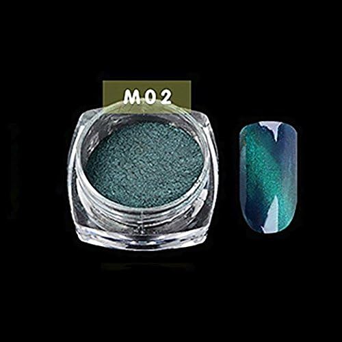 Cattie Girl 2g 3D Cat Eye Magnet Nail Powder Magnetic Glitter Dust for UV Gel Polish Manicure Nail Design Nail Art Pigment